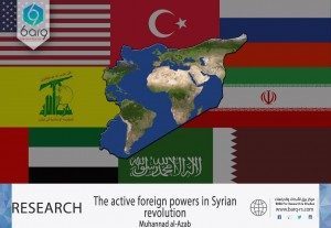 the active foreign powers in Syrian revolution